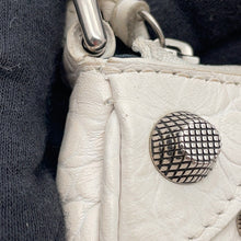 Load image into Gallery viewer, BALENCIAGA Le Cagoule Shoulder Bag White695814 Embossed Leather Size Mini
