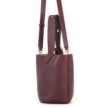Load image into Gallery viewer, LOEWE Anagram Pebble Baguette Bag Bordeaux Leather Size Mini
