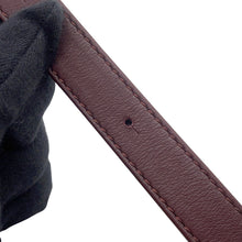 Load image into Gallery viewer, LOEWE Anagram Pebble Baguette Bag Bordeaux Leather Size Mini
