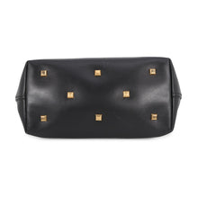 Load image into Gallery viewer, Ferragamo Gancini Tote Bag Black/Beige21H663 720393 Leather Canvas
