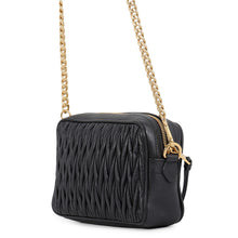 将图像加载到图库查看器中，MIUMIU Matelassé Bijoux Chain Shoulder Black5BH118_2B5T_F0002 Leather
