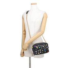 将图像加载到图库查看器中，MIUMIU Matelassé Bijoux Chain Shoulder Black5BH118_2B5T_F0002 Leather
