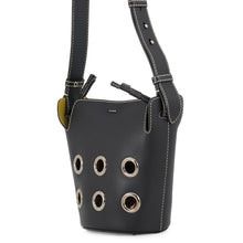 Load image into Gallery viewer, BURBERRY Nova Check Bucket Bag Shoulder Bag Black4078584 Leather
