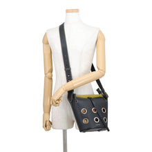 Load image into Gallery viewer, BURBERRY Nova Check Bucket Bag Shoulder Bag Black4078584 Leather
