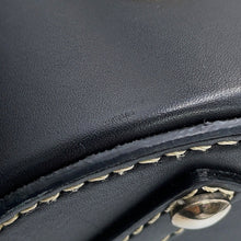 Load image into Gallery viewer, BURBERRY Nova Check Bucket Bag Shoulder Bag Black4078584 Leather
