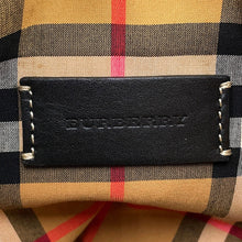 Load image into Gallery viewer, BURBERRY Nova Check Bucket Bag Shoulder Bag Black4078584 Leather
