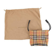 Load image into Gallery viewer, BURBERRY Nova Check Bucket Bag Shoulder Bag Black4078584 Leather
