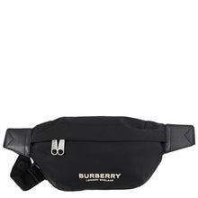 Load image into Gallery viewer, BURBERRY Sony Crossbody Bag Black8049095 Nylon Leather
