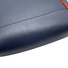 将图像加载到图库查看器中，PRADA Saffiano Leather Shoulder Bag Navy/Orange2VD019 Leather

