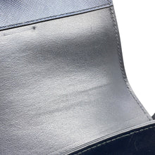 将图像加载到图库查看器中，PRADA Saffiano Leather Shoulder Bag Navy/Orange2VD019 Leather
