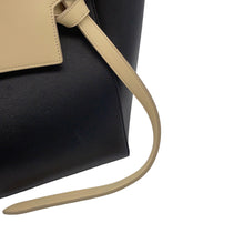 将图像加载到图库查看器中，CELINE Belt bag Black/Beige Leather
