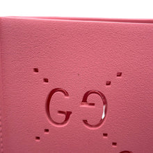 将图像加载到图库查看器中，GUCCI Punching GG Rubber Tote Pink679365 Rubber
