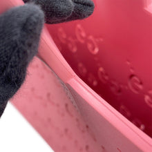 将图像加载到图库查看器中，GUCCI Punching GG Rubber Tote Pink679365 Rubber
