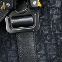 Load image into Gallery viewer, Dior Oblique Jacquard Saddle Tote Bag (2-Way Bag) Black1ADSH241YKS_H03E Canvas Leather
