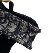 Load image into Gallery viewer, Dior Oblique Waist Bag Beige/Black/Blue Canvas Leather
