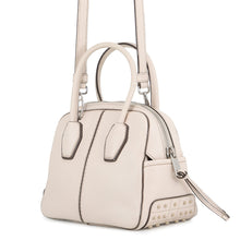 Load image into Gallery viewer, TOD’S Mikey Mini Bowler 2-Way Bag Ivory Leather

