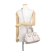 Load image into Gallery viewer, TOD’S Mikey Mini Bowler 2-Way Bag Ivory Leather
