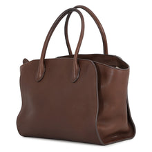 将图像加载到图库查看器中，The Row Marlo Handbag Deep BrownW1802L72DEOS Calf Leather Size 12
