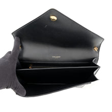 Load image into Gallery viewer, SAINT LAURENT PARIS Gabby Satchel Shoulder Bag Black/White668863AAAAN1031 Lambskin

