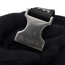 将图像加载到图库查看器中，CELINE trekking mobile pouch Black/White10J212DVN.38SI Canvas Leather
