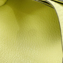 将图像加载到图库查看器中，HERMES Calvi duo Jaune Bull John Chevre Myzore Goatskin
