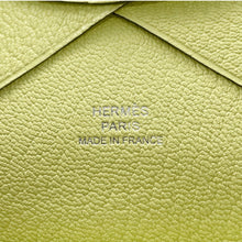 将图像加载到图库查看器中，HERMES Calvi duo Jaune Bull John Chevre Myzore Goatskin
