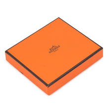 将图像加载到图库查看器中，HERMES Bastia Blue Indigo/Vert Amande Epsom
