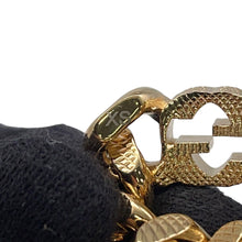 将图像加载到图库查看器中，GUCCI GG ChainRing Size XS Gold Metal
