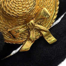 Load image into Gallery viewer, CHANEL Hat motif triple necklace Gold Metal
