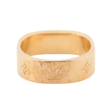 Load image into Gallery viewer, LOUIS VUITTON Nanogram Ring Size M GoldM00214 Metal

