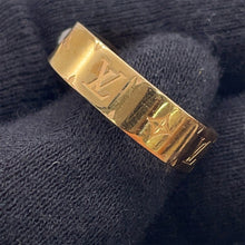 Load image into Gallery viewer, LOUIS VUITTON Nanogram Ring Size M GoldM00214 Metal
