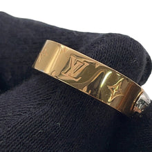 Load image into Gallery viewer, LOUIS VUITTON Nanogram Ring Size M GoldM00214 Metal
