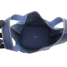 Load image into Gallery viewer, HERMES Picotin Lock Casaque Blue Saphir/Blue Brighton Taurillon Clemence Size MM
