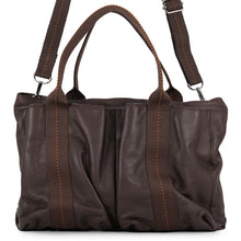 Load image into Gallery viewer, HERMES Caravan Horizontal Chocolat Derma Leather Size MM
