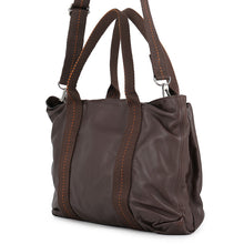 Load image into Gallery viewer, HERMES Caravan Horizontal Chocolat Derma Leather Size MM
