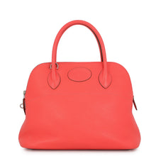 将图像加载到图库查看器中，HERMES Bolide Rose Jaipur Taurillon Clemence Size 31
