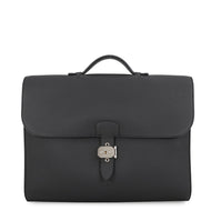 HERMES Sac A Depeches Plomb Togo Leather Size 38