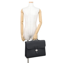 将图像加载到图库查看器中，HERMES Sac A Depeches Plomb Togo Leather Size 38
