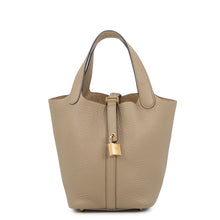 Load image into Gallery viewer, HERMES Picotin Lock Beige Marfa Taurillon Size PM
