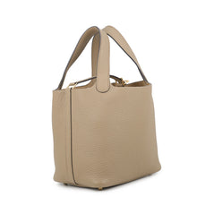 Load image into Gallery viewer, HERMES Picotin Lock Beige Marfa Taurillon Size PM

