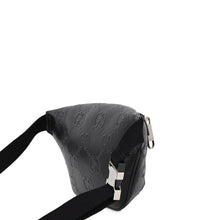 Load image into Gallery viewer, GUCCI GG embossed belt bag Black658582 Leather

