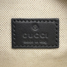Load image into Gallery viewer, GUCCI GG embossed belt bag Black658582 Leather

