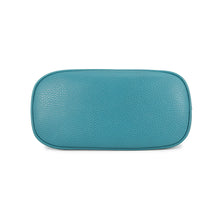 将图像加载到图库查看器中，GUCCI Interlocking G 2WAY Bag Turquise Blue449661 Leather
