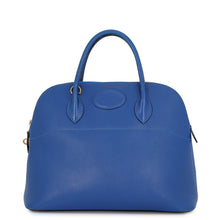 Load image into Gallery viewer, HERMES Bolide Blue Ardennes Leather Size 35

