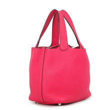 Load image into Gallery viewer, HERMES Picotin Lock Rose Extreme Taurillon Clemence Size PM

