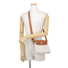 将图像加载到图库查看器中，HERMES Herbag zip Ecru/Fauve Toile H Vache Hunter Leather Size Mini
