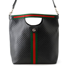 将图像加载到图库查看器中，GUCCI Ophidia GG Embossed Japan Limited Edition Black865452 Leather Size Large
