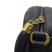 将图像加载到图库查看器中，GUCCI Soho Shoulder Bag Black347994 Leather Size Small
