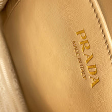 Load image into Gallery viewer, PRADA Symbol Embroidery 2-way Shoulder Bag Beige/White1BA355 Canvas Leather
