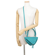Load image into Gallery viewer, PRADA Padded Triangle 2-Way Handbag Turquise Green1BA315_2DX8_F0363 Leather
